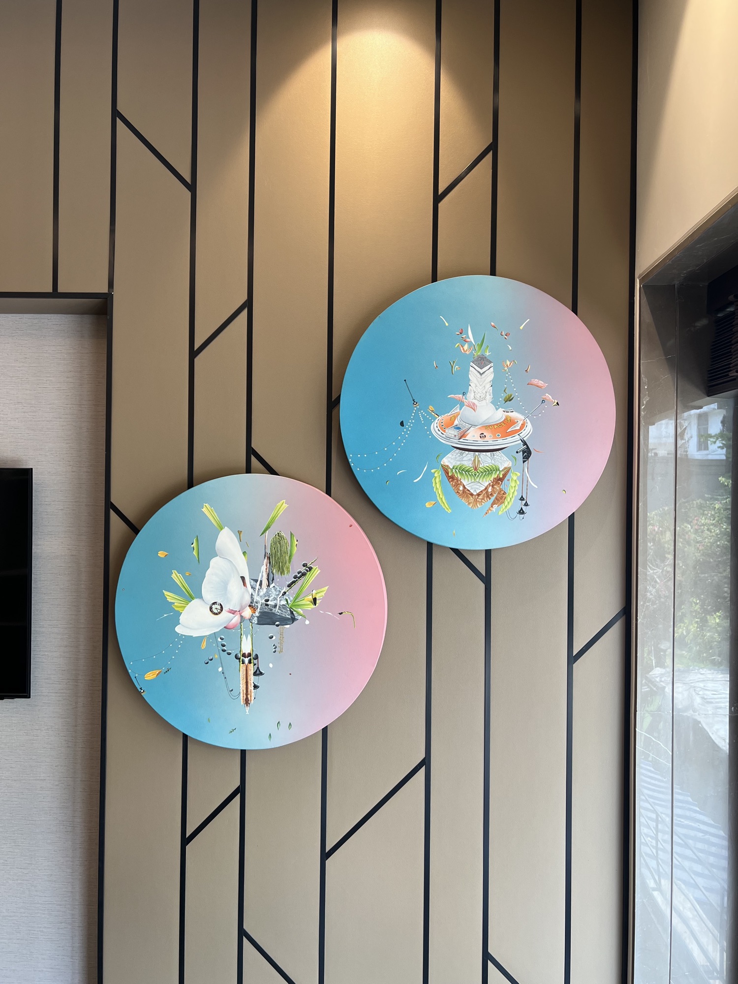 Commissioned artwork for a private home — The Artemist, residential